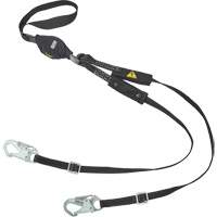 V-Series Utility Energy Absorbing Lanyard, 6', Snap Hook Center, Snap Hook Leg Ends, Nylon Ontario Packaging
