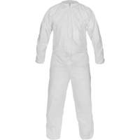 CleanMax&reg; Clean Manufactured Non-Sterile Coverall, Medium, White, Microporous Ontario Packaging