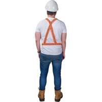 Traffic Harness, High Visibility Orange, Silver Reflective Colour, Medium Ontario Packaging