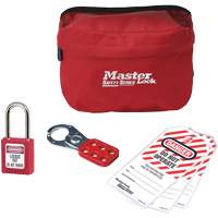 Trousse de cadenassage personnalis&eacute;e avec cadenas en thermoplastique Zenex, 6 composants compris Ontario Packaging