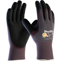 ATG MaxiDry&reg; Ultra Lightweight Seamless Gloves, Large, Nitrile Coating, 15 Gauge, Nylon/Elastane Shell Ontario Packaging