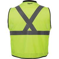 Performance Safety Vest, High Visibility Lime-Yellow, 4X-Large/5X-Large Ontario Packaging