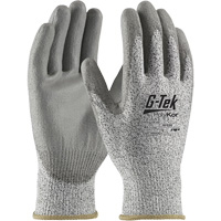 G-Tek&reg; PolyKor&reg; Cut-Resistant Glove, Size X-Small, 13 Gauge, Polyurethane Coated, Engineered Yarn Shell, ANSI/ISEA 105 Level 3 Ontario Packaging