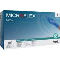 Microflex&reg; N85 Gloves, X-Small, Nitrile, 3.5-mil, Powder-Free, Blue, Class 2 Ontario Packaging