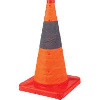 Collapsible Traffic Cone, 18" H, Orange SHA659 | Ontario Packaging