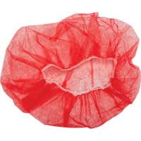 Bouffant Caps, Polypropylene, 21", Red Ontario Packaging