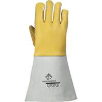 TIG Welding Gloves, Grain Elkhide, Size Small Ontario Packaging
