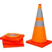 Collapsible Traffic Cone, 28" H, Orange SHA820 | Ontario Packaging