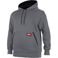 Midweight Pullover Hoodie, Men's, Small, Grey SHA962 | Ontario Packaging