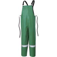 CA-43<sup>®</sup> FR Chemical- & Acid-Resistant Safety Bib Pants, Small, Green SHB227 | Ontario Packaging