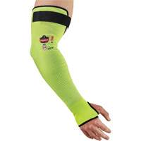 ProFlex 7941-PR Cut-Resistant Protective Arm Sleeve, TenaLux, 18", ASTM ANSI Level A4/EN 388 Level D, High Visibility Lime Ontario Packaging