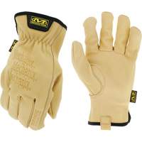 Driver's Work Gloves, 8, Grain Cowhide Palm Ontario Packaging