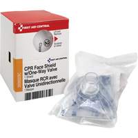 SmartCompliance&reg; Refill CPR Faceshield with One-Way Valve, Single Use Faceshield, Class 2 Ontario Packaging