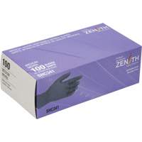 Gants jetables de calibre m&eacute;dical, Moyen, Nitrile, 6 mils, Sans poudre, Noir, Classe 2 Ontario Packaging