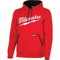 Midweight Pullover Hoodie with Milwaukee<sup>®</sup> Logo, Men's, Small, Red SHC483 | Ontario Packaging