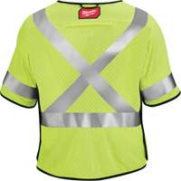 Breakaway Mesh Safety Vest, Black/High Visibility Lime-Yellow, Medium/Small Ontario Packaging