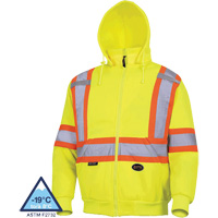 6925 Hoodie, X-Small, High Visibility Yellow Ontario Packaging