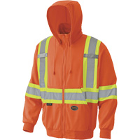 6940 Zip Style Hoodie, Small, High Visibility Orange Ontario Packaging