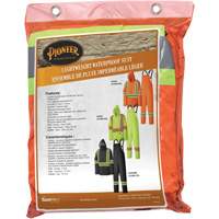 5598 Combinaison de pluie imperm&eacute;able et l&eacute;g&egrave;re, Polyester/PVC, Petit, Orange haute visibilit&eacute; Ontario Packaging