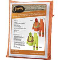 5608 Combinaison de pluie imperm&eacute;able 210D, Polyester/PVC, Petit, Orange haute visibilit&eacute; Ontario Packaging
