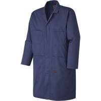 512 Shop Coat, Poly-Cotton, Small, Navy Blue Ontario Packaging