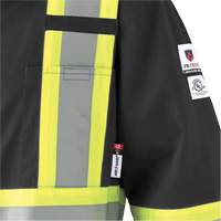 7702BKT Combinaison FR-Tech contre les arcs, Taille 40 (grand taille), Noir, 10 cal/cm² Ontario Packaging