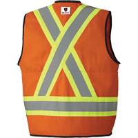 7732 FR-Tech&reg; Flame-Resistant Arc Surveyor's Vest, Small, High Visibility Orange, 9.7 cal/cm² Ontario Packaging