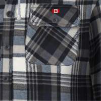 415BG Quilted Hooded Shirt, Men's, X-Small, Multi-Colour Ontario Packaging