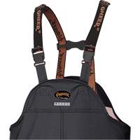 5895BK Flame-Resistant Waterproof Stretch Bib Pants, X-Small, Black Ontario Packaging