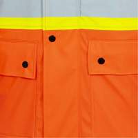 5892PKT High-Visibility FR Waterproof Safety Jacket, X-Small, High Visibility Orange Ontario Packaging