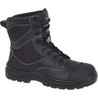 1050 Black Composite Safety Work Boots, Leather, Size 14, Impermeable Ontario Packaging