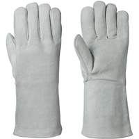 Fleece-Lined Welder's Gloves, Split Cowhide, Size Medium SHE746 | Ontario Packaging