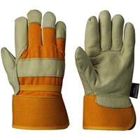 Insulated Fitter's Gloves, One Size, Grain Cowhide Palm, Boa Inner Lining SHE772 | Ontario Packaging