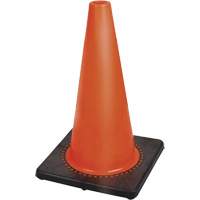 Premium Flexible Safety Cone, 18", Orange SHE781 | Ontario Packaging
