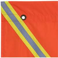 Flag with Reflective Tape, Polyester SHE794 | Ontario Packaging