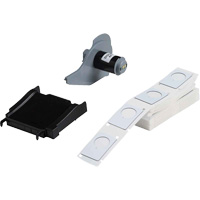 Raised Panel Labels, Polyester, 1.2" L x 1.9" H, White Ontario Packaging