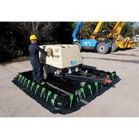 Ultra-Containment Berm&reg;, 179 US gal. Capacity, 4' W x 6' L x 12" H, Stake Wall Ontario Packaging