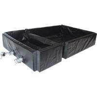 Ultra-Track Berm, 144 US gal. Capacity, 4' W x 6' L x 12" H, Foam Wall Ontario Packaging