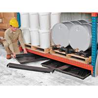 Triple-Tray Ultra-Rack Containment Tray&reg;, 72" L x 44" W x 2.8" H, 24 US gal. Spill Capacity Ontario Packaging