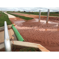 Green Ultra-Silt Dike&reg;, 7' L x 5' W Ontario Packaging