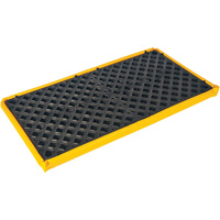 2-Drum Flexible Ultra-Spill Deck&reg;, 11 US gal. Spill Capacity, 48" x 24" x 2.5" Ontario Packaging