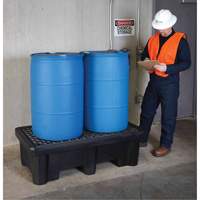 2-Drum Economy Ultra-Spill Pallet&reg;, 66 US gal. Spill Capacity, 53" x 29" x 16.5" Ontario Packaging
