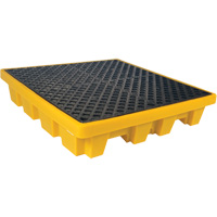 4-Drum Nestable Ultra-Spill Pallet&reg;, 66 US gal. Spill Capacity, 51" x 51" x 10" Ontario Packaging