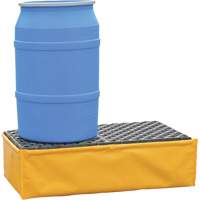 2-Drum Flexible Ultra-Spill Pallet&reg;, 66 US gal. Spill Capacity, 48" x 24" x 14" Ontario Packaging