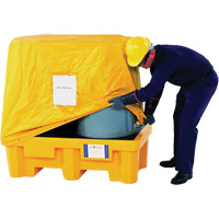 2-Drum Spill Pallet Pullover Cover Ontario Packaging
