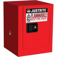 Sure-Grip&reg; EX Countertop Flammable Cabinet, 4 gal., 1 Door, 17" W x 22" H x 17" D Ontario Packaging