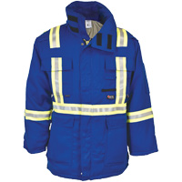 Westex<sup>®</sup> DH Antistatic Flame Resistant Insulated Parka, Small, Royal Blue SHG758 | Ontario Packaging