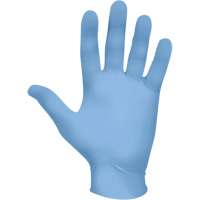 7005PF Disposable Gloves, 7/Small, Nitrile, 4-mil, Powder-Free, Blue SHG873 | Ontario Packaging
