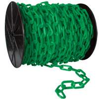 Chaîne de s&eacute;curit&eacute; en plastique robuste, Jaune Ontario Packaging