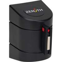 Magnetic Wall Mount Barrier with Magnetic Tape, Plastic, Magnetic Mount, 15', Black and Yellow Tape Ontario Packaging